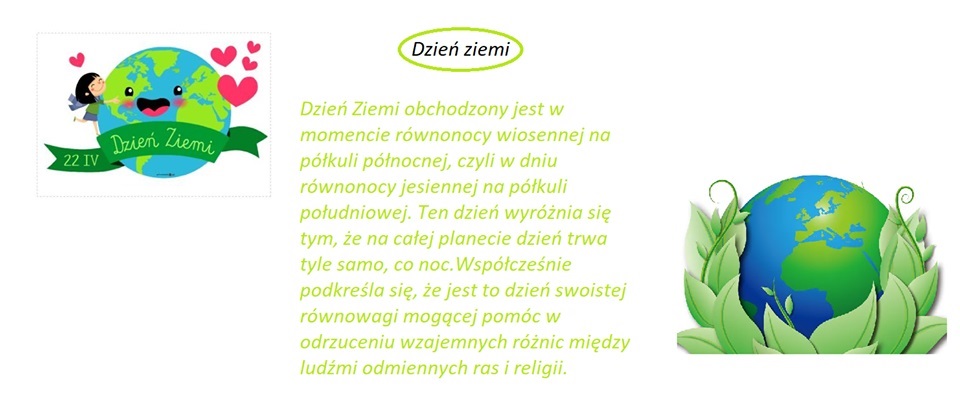 Biała kartka dzień ziemi obchodzony jest w momencie